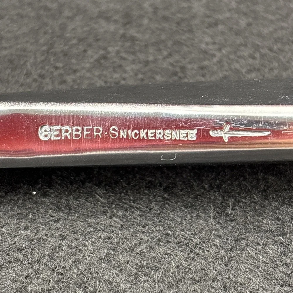 Vintage Gerber Legendary Blades 15.5in Snickersnee Forked Carving Knife SS